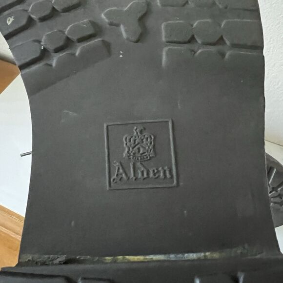 Alden Mocc Toe Blucher Brown Aniline Pull-Up 7118S Size 13